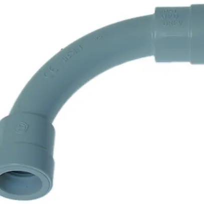 Angolo materiale sintetico senza alogeno M25 grigio chiaro 