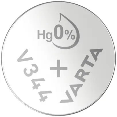 Knopfzelle Silberoxyd VARTA V344, 1.55V, 1 Stück 