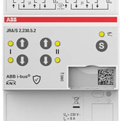 REG-Jalousieaktor KNX ABB JRA/S2.230.5.2 2-fach 6A/230VAC LZ-Messung 