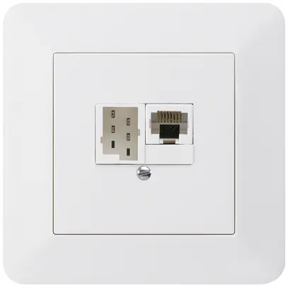 UP-Dose kallysto.trend 1×RJ45u+1×TT83 weiss 