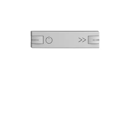 Tasto per EDIZIOdue zeptrionAIR controllo Multiroom 1/4 tasto, grigio chiaro 