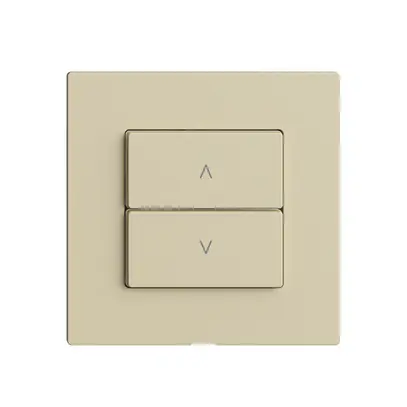 Comando per interruttore tapparelle 1c/2t Edue Wiser vanille 