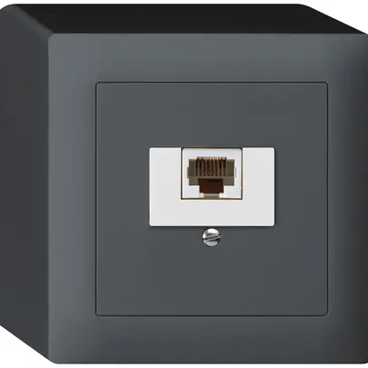 Scatola AP kallysto 1×RJ45u antracite 
