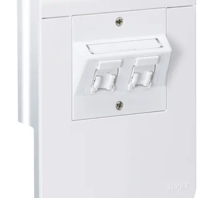 Scatola per apparecchi tehalit SL20055 2×Cat.5e CH, bianco traffico 