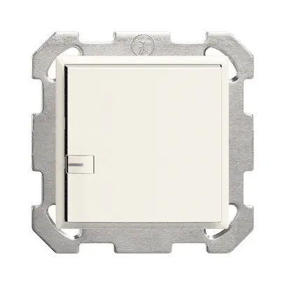 Poussoir ENC ZEP variateur univ. 1c/1t avec LED EDIZIOdue blanc 