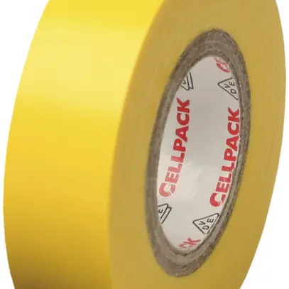 Nastro isolante Cellpack 128 15mm×10m giallo 