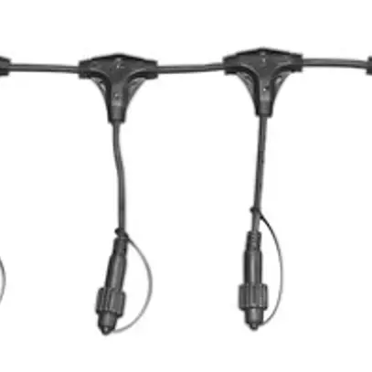 Verteilerkabel MK QuickFix mit 11 Ausgängen, schwarz, IP67 