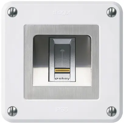 Lecteur d'empreintes digitales NUP Hager ekey robusto C blanc 
