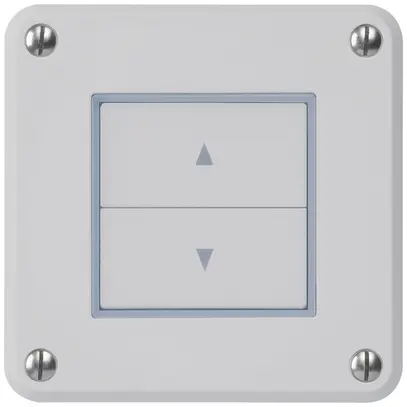 Pulsante per tapparelle INC robusto IP55 grigio con 2 tasti di comando combi 