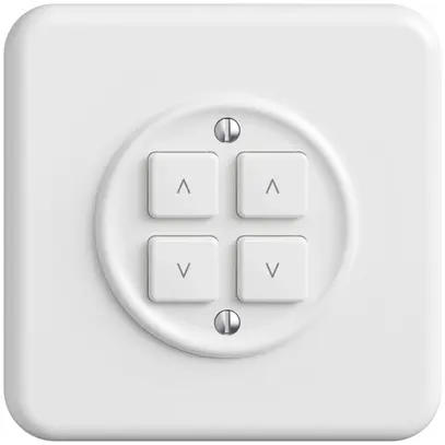 Commande pour interrupteur stores ENC 2c/4t Sdue Wiser blanc 