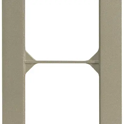 Cadre de recouvrement ENC kallysto.trend 2×1 savanna 94×154mm 