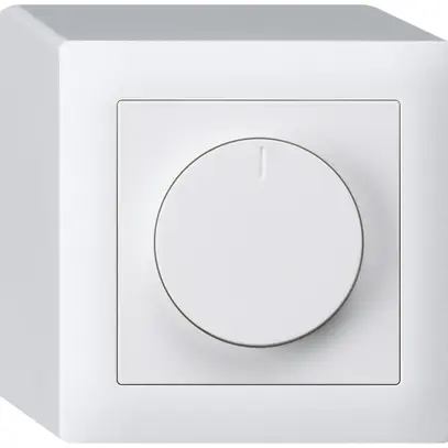Variateur rotatif station secondaire AP Hager kallysto blanc 