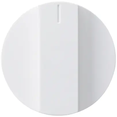 Bottone rotativo kallysto bianco per interruttore rotativo e tasto a impulso 