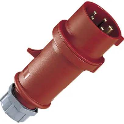 Fiche mobile ProTOP 32A IP44 5P 6h 400V avec presse-étoupe 