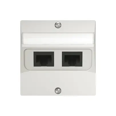 Boîte de raccordement ENC SIDUS 2×RJ45 blanc 