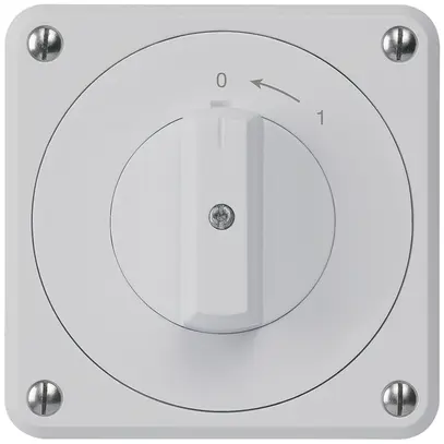 Contatto rotativo INC robusto IP55 grigio 1P 