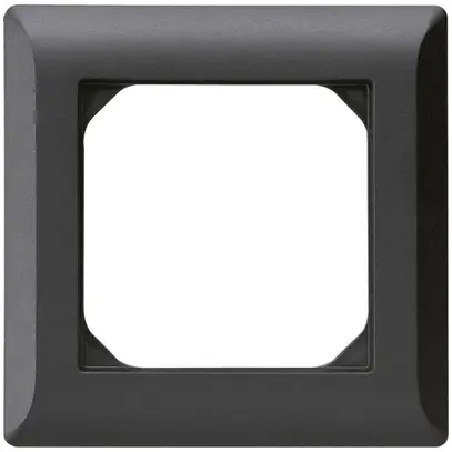 Cadre de recouvrement ENC kallysto.line 1×1 noir 92×92mm 