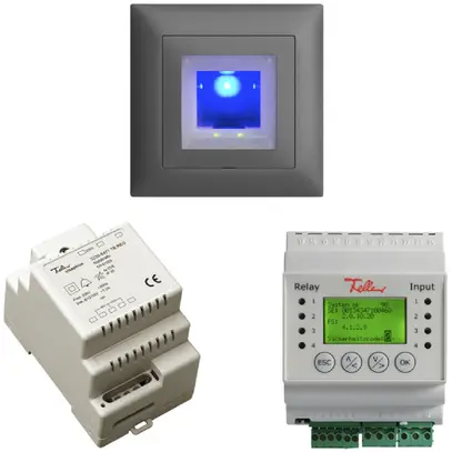 UP-Fingerscanner overto Home dunkelgrau 1 Set REG 