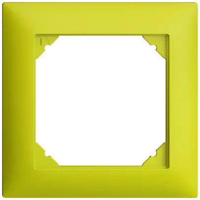 Cadre de recouvrement EDIZIOdue 1×1 lemon 