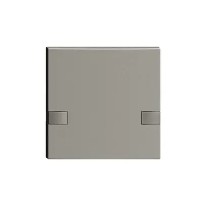 Tasto 1/1 KNX/elettronic.s.LED EDIZIOdue 2×comando simplice grigio scuro 