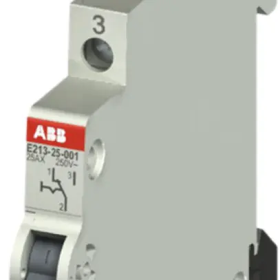 Inverseur AMD ABB E213, 25A/250V 1L 1C, ½UM, "I-II" 
