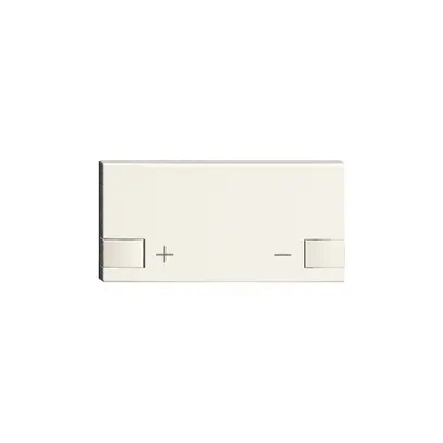 Pulsante 1/2 ZEP, +/- bianco 