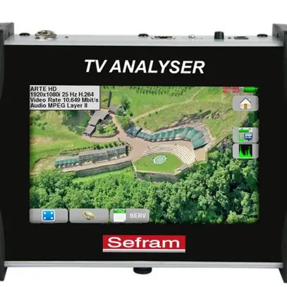Instrument de mesure WISI DVB-S/S2, DVB-C/C2, DVB-T/T2 