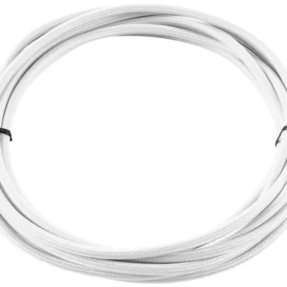 Câble textile SLV 3 pôles 5m blanc 