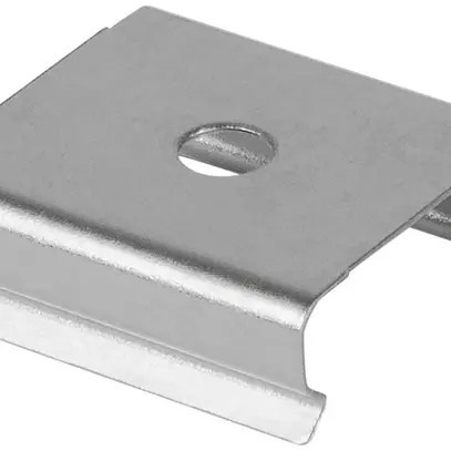 Clip de fixation Set à 2 LDV PF02/MB, pour profilé en U PF02, argent 