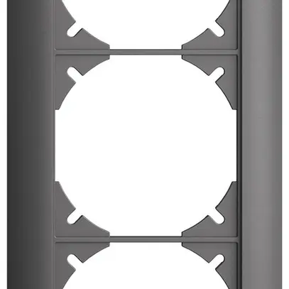 En-tête ENC EDIZIOdue SNAPFIX® 3×1 vertical 88×208mm gris foncé 