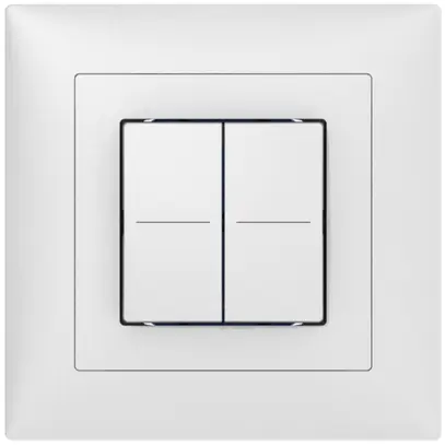 Senseur poussoir ENC ABB Sidus KNX Basic type-B, 2/4, blanc 