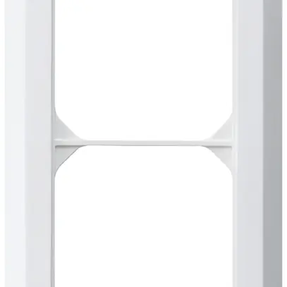 Telaio di copertura INC kallysto.line 2×1 bianco 92×152mm 