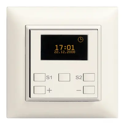 Minuteur astro. ENC variat.uni 1c/2t ZEP EDIZIOdue blanc 