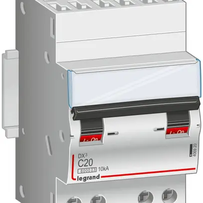 Disgiuntore Legrand C 4P 20A 4500A/6kA conn.innesto 