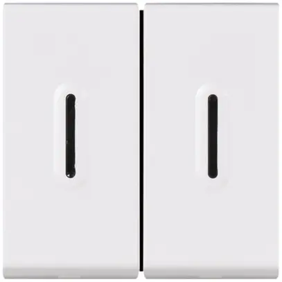 Interruttore a bil.lum.INS MOS bianco 1/3+3/1L con LED controllo 