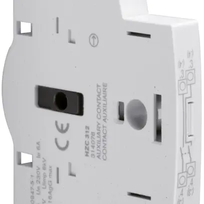 Blocco di contatti ausiliare Hager 2Ch 20…125A 