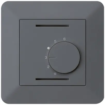 UP-Raumthermostat kallysto.trend anthrazit ohne Schalter 