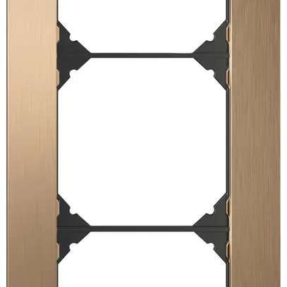 Intestazione INC EDIZIO.liv prestige SNAPFIX® 3×1 214×94mm ottone champagne 