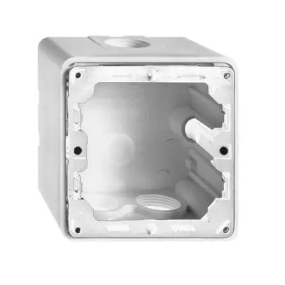 Fond de boîtier grd.I blanc 3×M20 