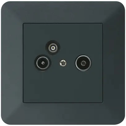 Prise pour antenne ENC R/TV/données kallysto.trend 2GHz 4dB noir 