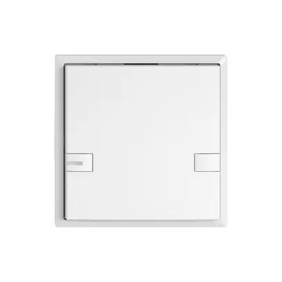 Pulsante universale EDIZIO.liv UNI SNAPFIX® c.LED RGB 1× com.2T bi 