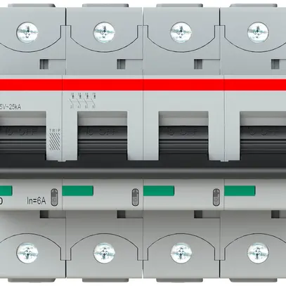 Disgiuntore ABB S804S-K6 4P 400V K-6A 50kA 6UM 