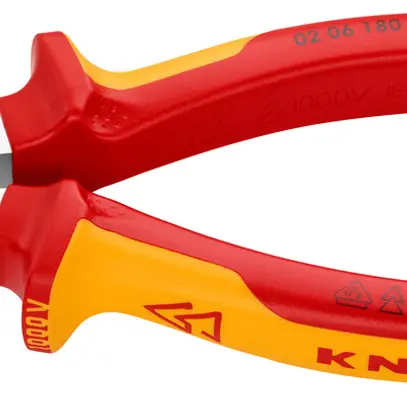 Pinza universale KNIPEX VDE 180mm Ø2…2.5mm/11.5mm, 16mm² 