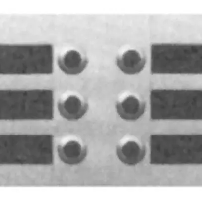 Plaque à poussoir de sonnerie Sonnex 2×3 180×108mm 