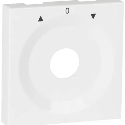 Frontplatte für Drehschalter weiss AUF-0-AB 