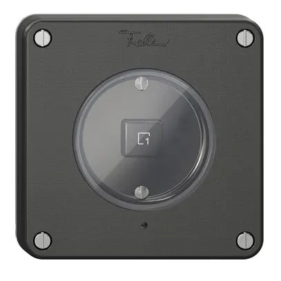 Pulsante scena 1 scena/1T NEVO Wiser N.CO nero 