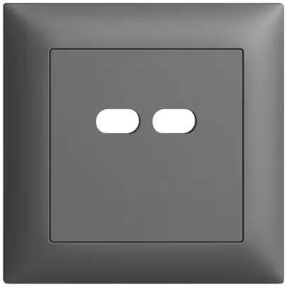 UP-Montageset Feller EDIZIOdue für Steckdose USB 18W 2×Typ C dunkelgrau 