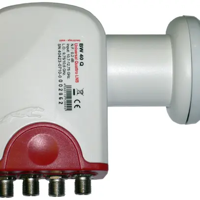 Système d'aliment.WISI univer. LNB Quattro OC35B Ø40mm 