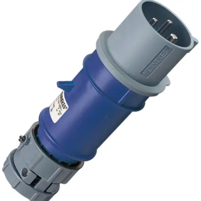 Spina mobile CEE-Powertop 32A 3P 6h 230V blu premistoppa 