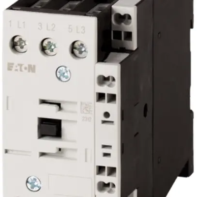 Contacteur de puissance Eaton, 3-pôles, 380V 400V, 11kW, 1O, RDC 24: 24…27V DC 